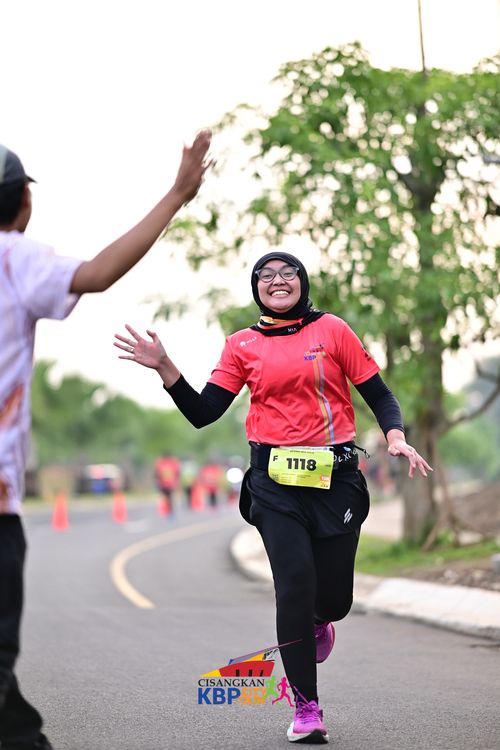 Race photo from CISANGKAN KBP CITY RUN 2025