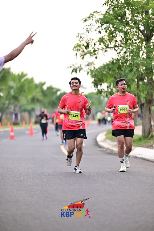 Race photo from CISANGKAN KBP CITY RUN 2025