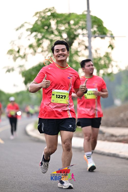 Race photo from CISANGKAN KBP CITY RUN 2025