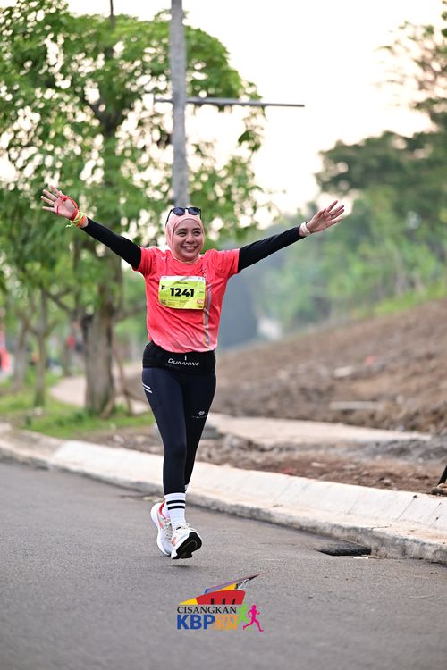 Race photo from CISANGKAN KBP CITY RUN 2025