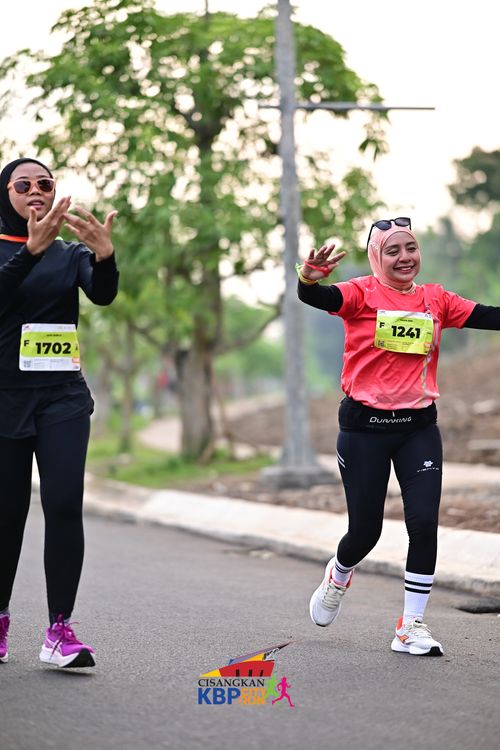 Race photo from CISANGKAN KBP CITY RUN 2025