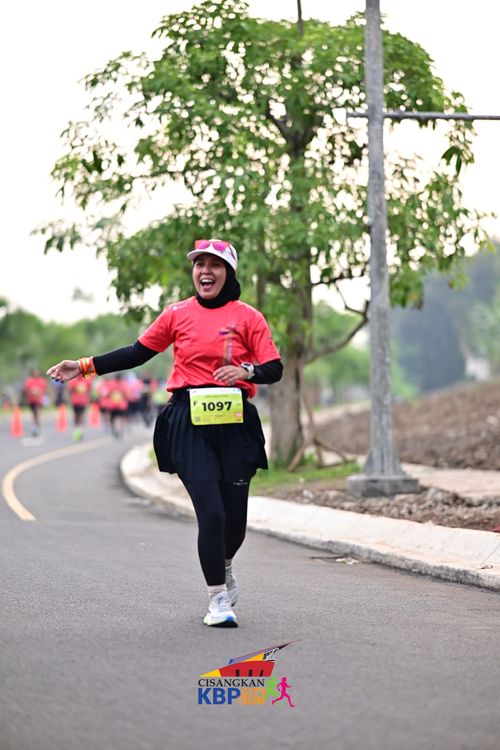 Race photo from CISANGKAN KBP CITY RUN 2025