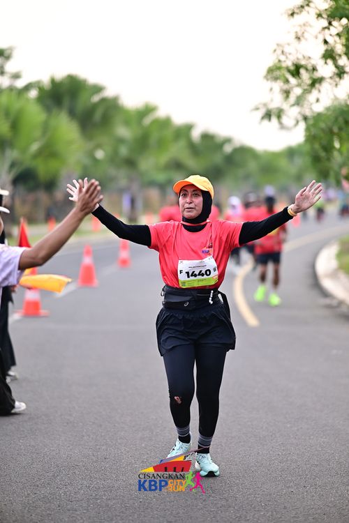 Race photo from CISANGKAN KBP CITY RUN 2025