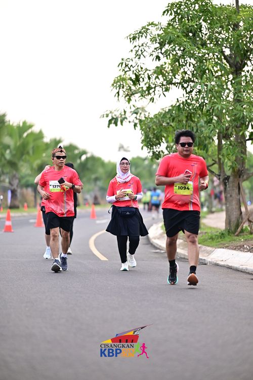 Race photo from CISANGKAN KBP CITY RUN 2025