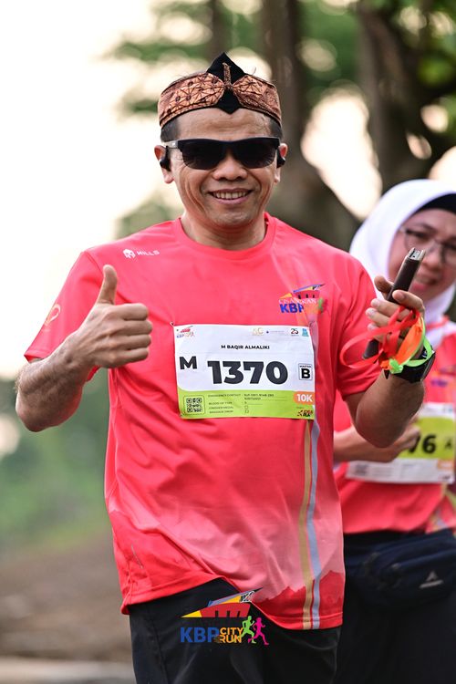 Race photo from CISANGKAN KBP CITY RUN 2025