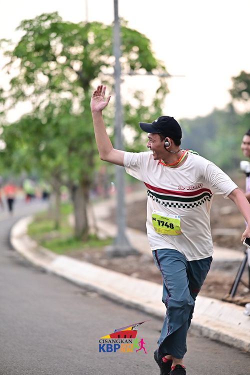Race photo from CISANGKAN KBP CITY RUN 2025