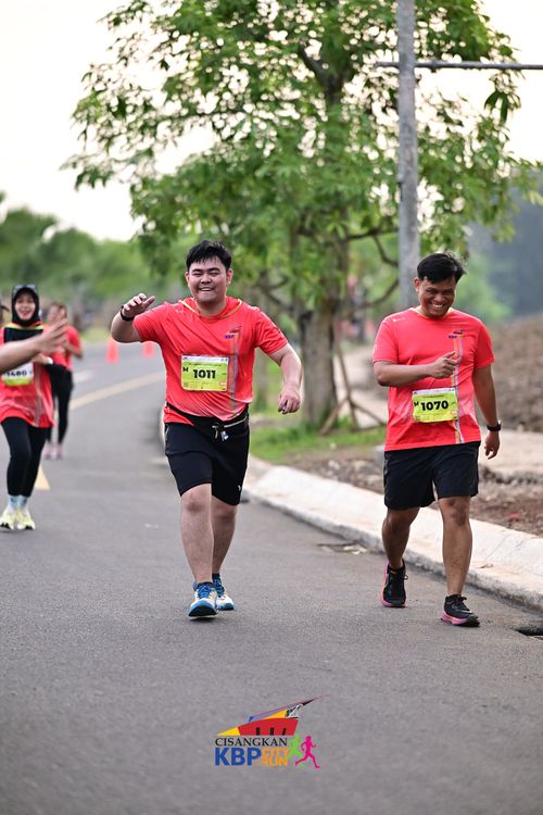 Race photo from CISANGKAN KBP CITY RUN 2025