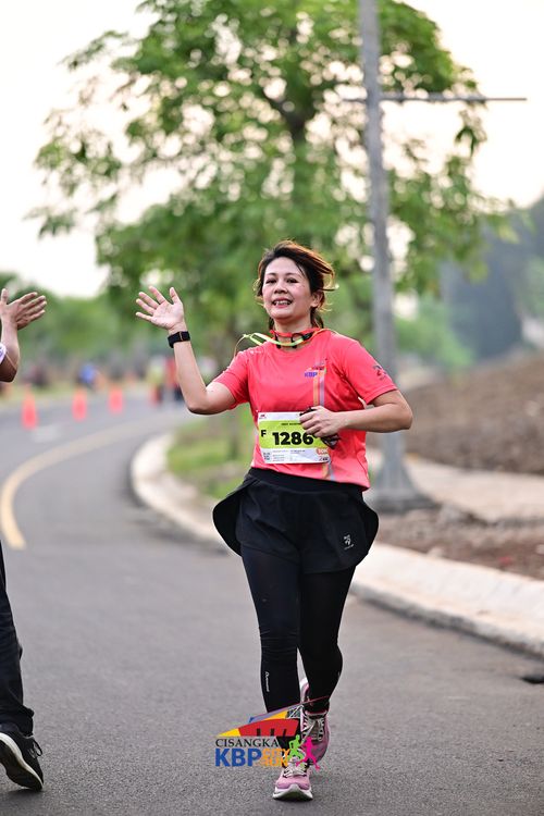 Race photo from CISANGKAN KBP CITY RUN 2025