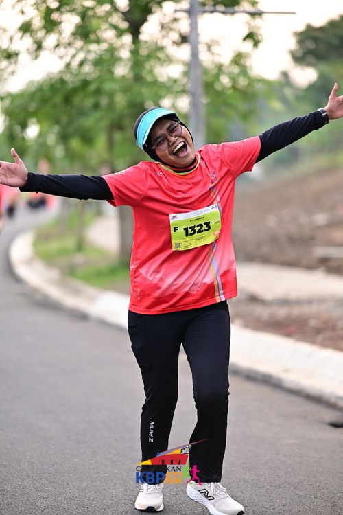 Race photo from CISANGKAN KBP CITY RUN 2025