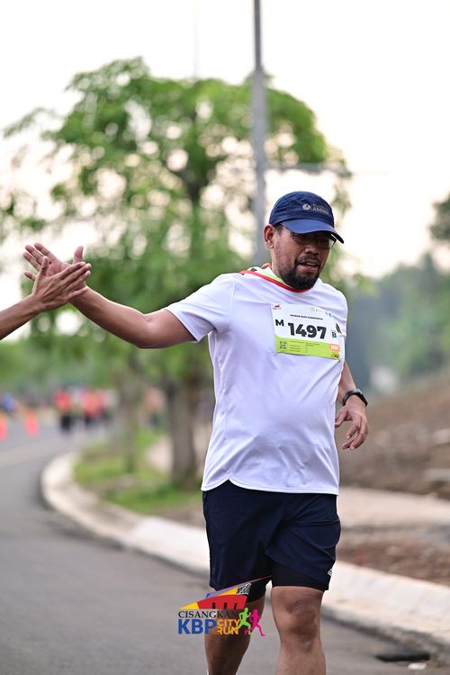 Race photo from CISANGKAN KBP CITY RUN 2025