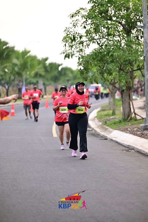 Race photo from CISANGKAN KBP CITY RUN 2025
