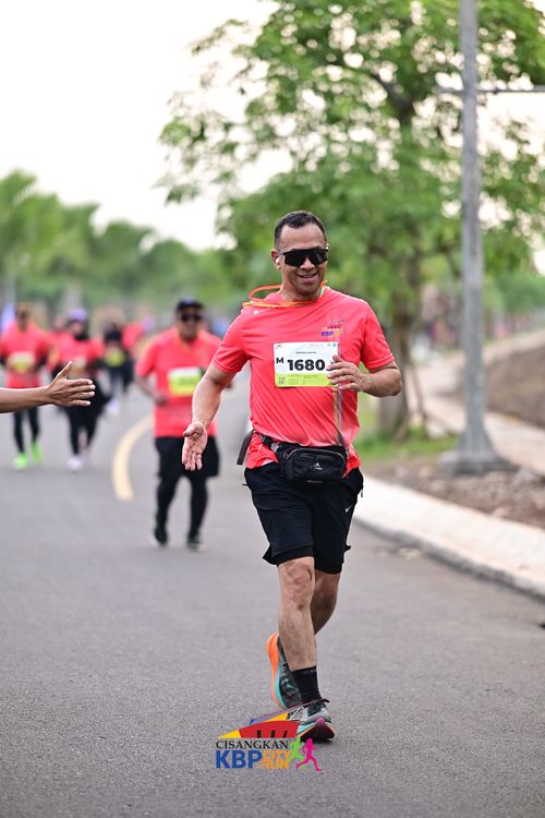 Race photo from CISANGKAN KBP CITY RUN 2025
