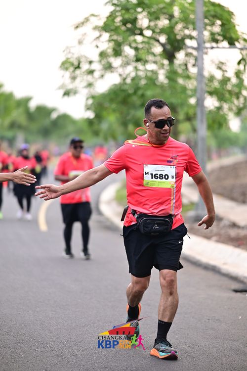 Race photo from CISANGKAN KBP CITY RUN 2025