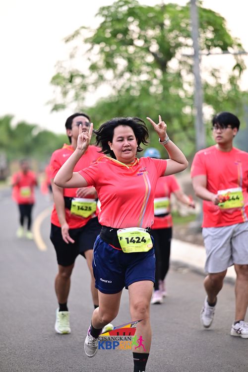 Race photo from CISANGKAN KBP CITY RUN 2025
