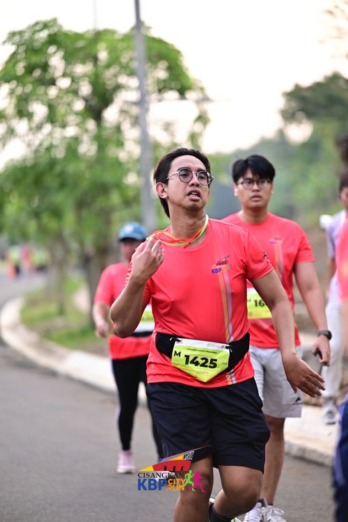 Race photo from CISANGKAN KBP CITY RUN 2025