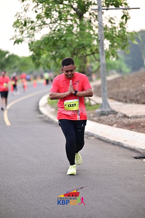 Race photo from CISANGKAN KBP CITY RUN 2025