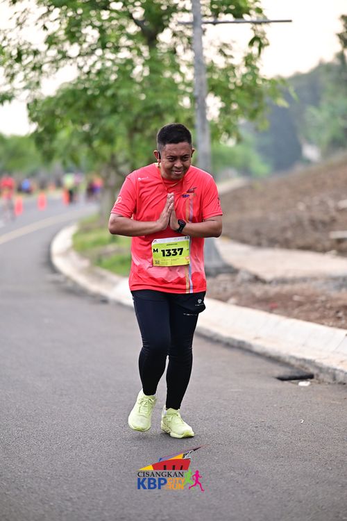 Race photo from CISANGKAN KBP CITY RUN 2025
