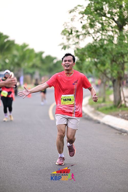Race photo from CISANGKAN KBP CITY RUN 2025
