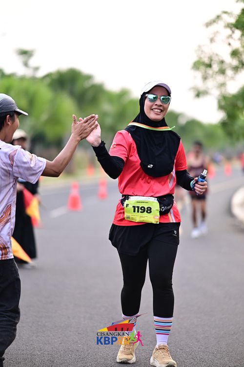 Race photo from CISANGKAN KBP CITY RUN 2025