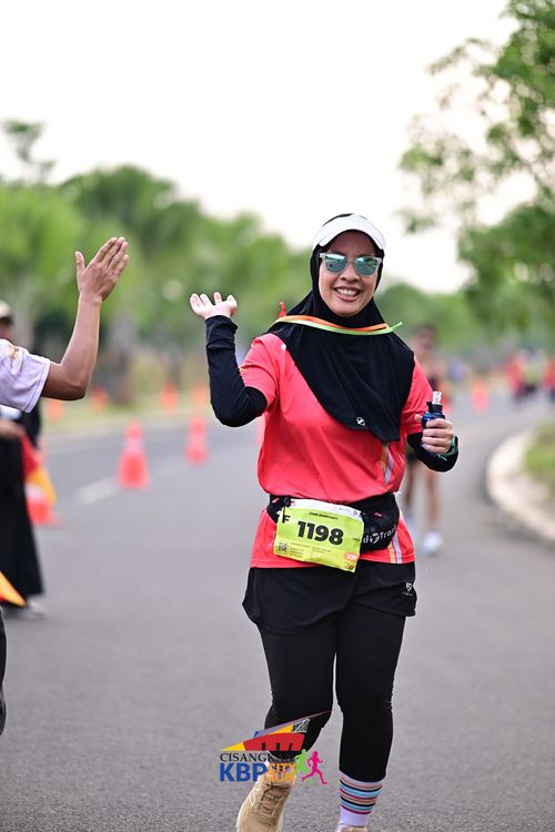 Race photo from CISANGKAN KBP CITY RUN 2025