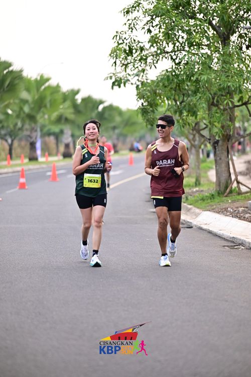 Race photo from CISANGKAN KBP CITY RUN 2025
