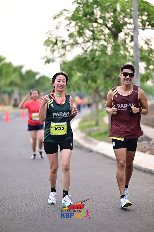 Race photo from CISANGKAN KBP CITY RUN 2025