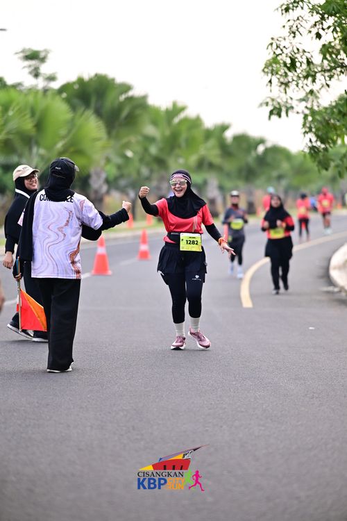 Race photo from CISANGKAN KBP CITY RUN 2025
