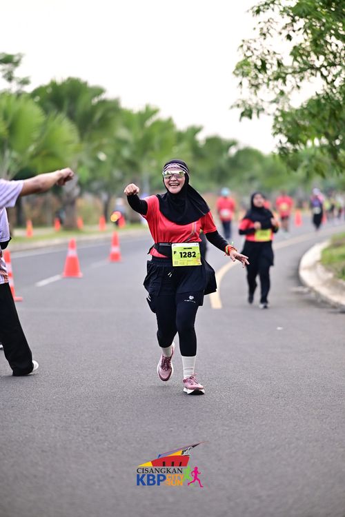 Race photo from CISANGKAN KBP CITY RUN 2025