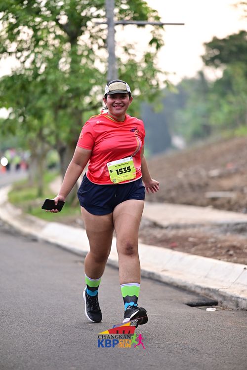 Race photo from CISANGKAN KBP CITY RUN 2025