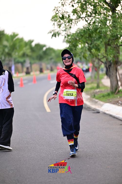 Race photo from CISANGKAN KBP CITY RUN 2025