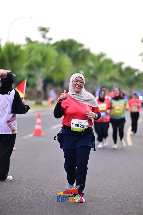 Race photo from CISANGKAN KBP CITY RUN 2025