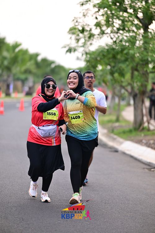 Race photo from CISANGKAN KBP CITY RUN 2025