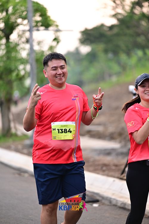 Race photo from CISANGKAN KBP CITY RUN 2025