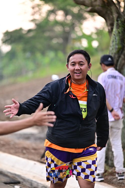 Race photo from CISANGKAN KBP CITY RUN 2025