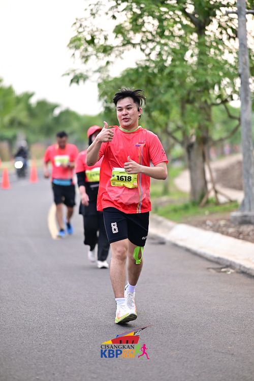 Race photo from CISANGKAN KBP CITY RUN 2025