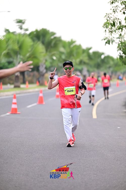 Race photo from CISANGKAN KBP CITY RUN 2025