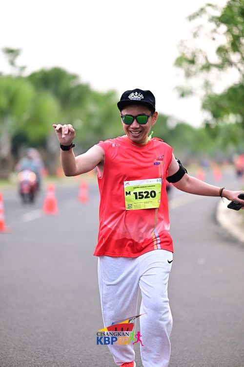 Race photo from CISANGKAN KBP CITY RUN 2025
