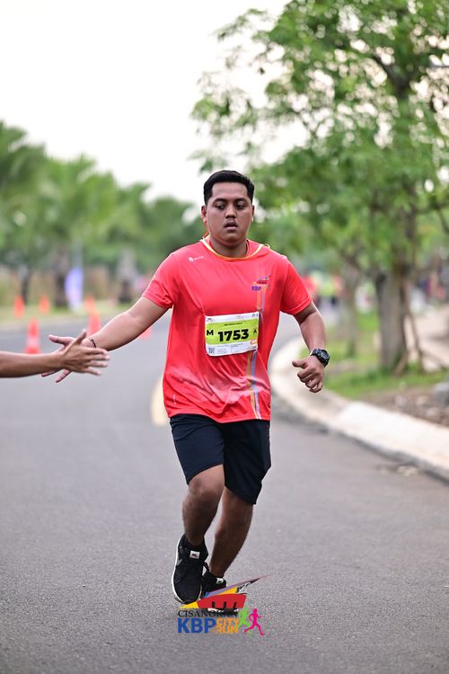 Race photo from CISANGKAN KBP CITY RUN 2025