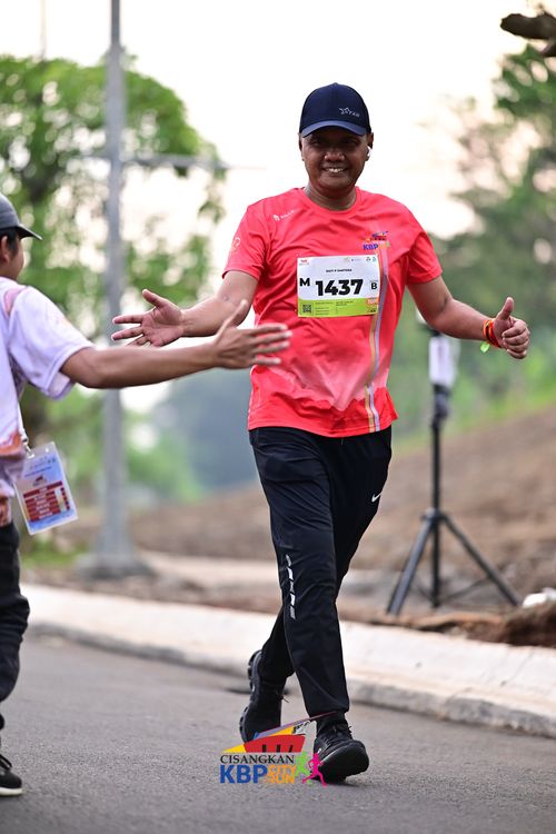 Race photo from CISANGKAN KBP CITY RUN 2025