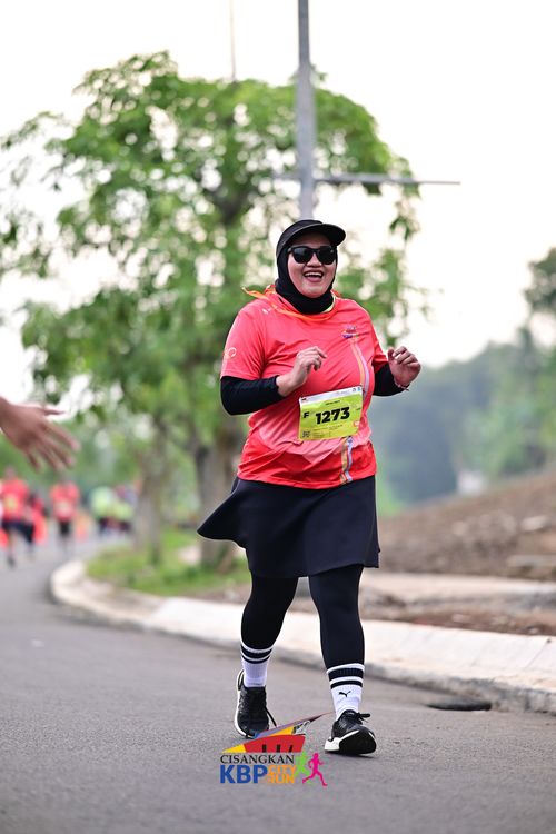 Race photo from CISANGKAN KBP CITY RUN 2025