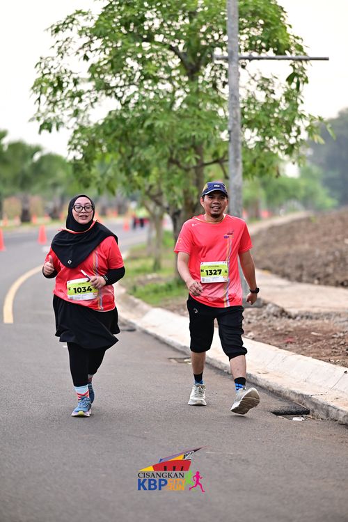 Race photo from CISANGKAN KBP CITY RUN 2025