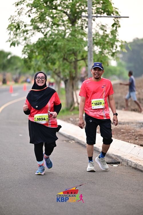 Race photo from CISANGKAN KBP CITY RUN 2025