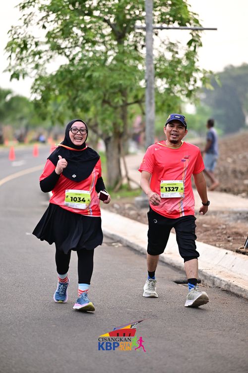 Race photo from CISANGKAN KBP CITY RUN 2025