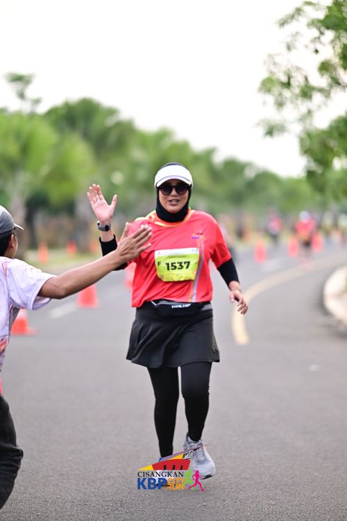 Race photo from CISANGKAN KBP CITY RUN 2025