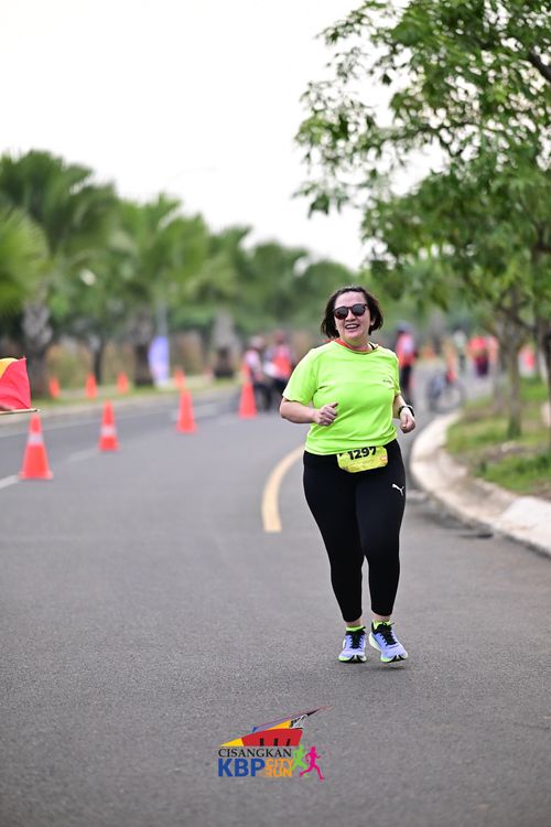 Race photo from CISANGKAN KBP CITY RUN 2025