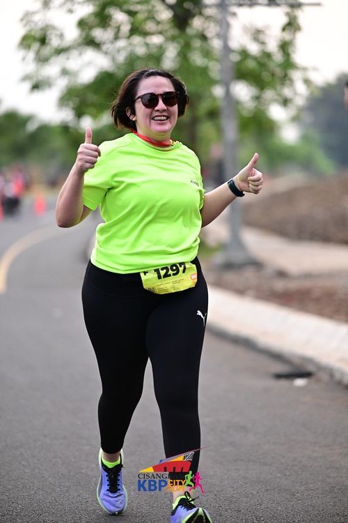 Race photo from CISANGKAN KBP CITY RUN 2025