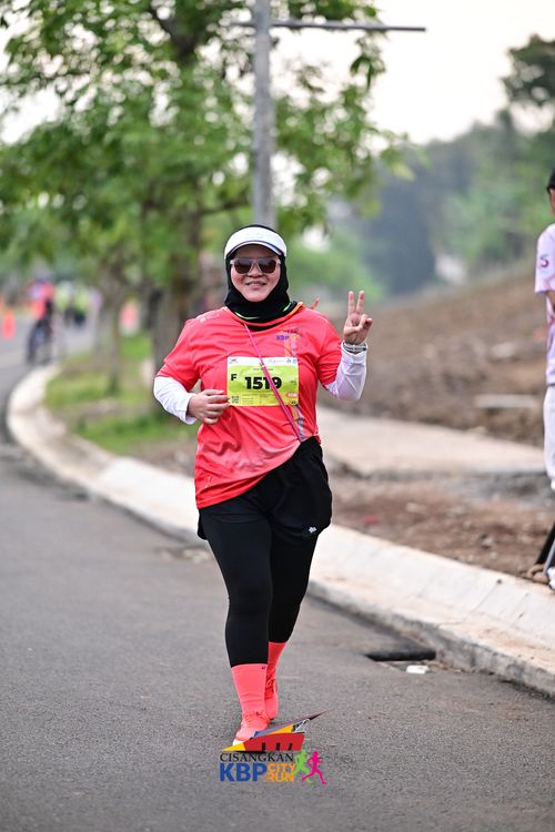 Race photo from CISANGKAN KBP CITY RUN 2025