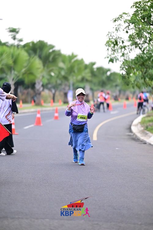 Race photo from CISANGKAN KBP CITY RUN 2025