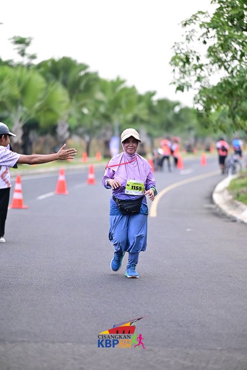 Race photo from CISANGKAN KBP CITY RUN 2025