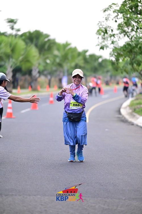 Race photo from CISANGKAN KBP CITY RUN 2025